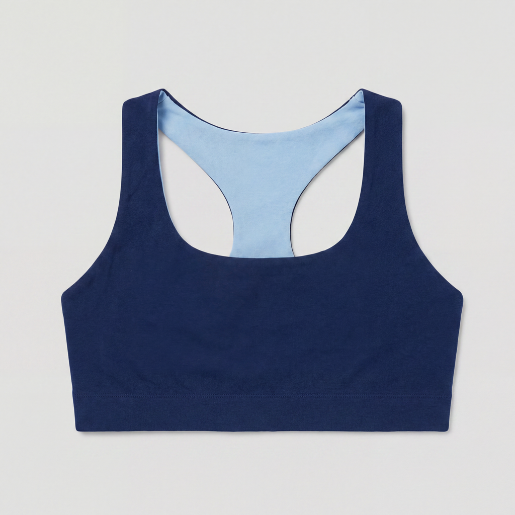 Reversible Racerback Seamless Bra - Blue | NEW!