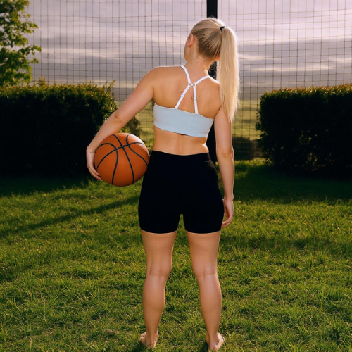 Active Shorts - Ribbed Black