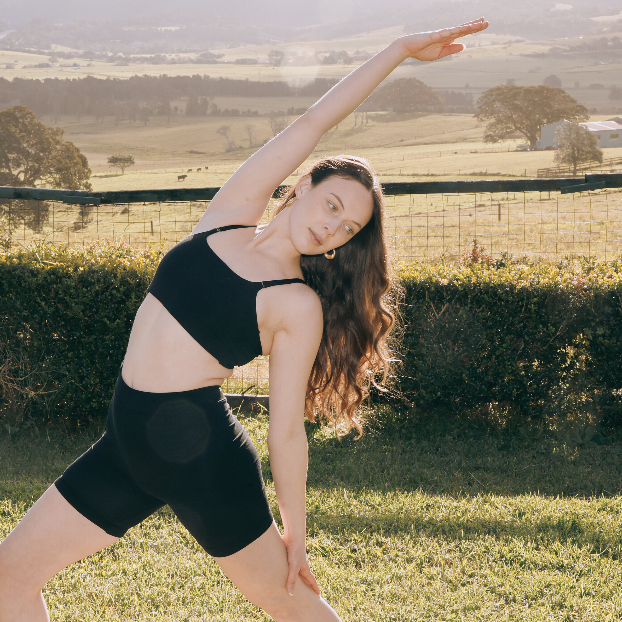 Active Shorts - Ribbed Black