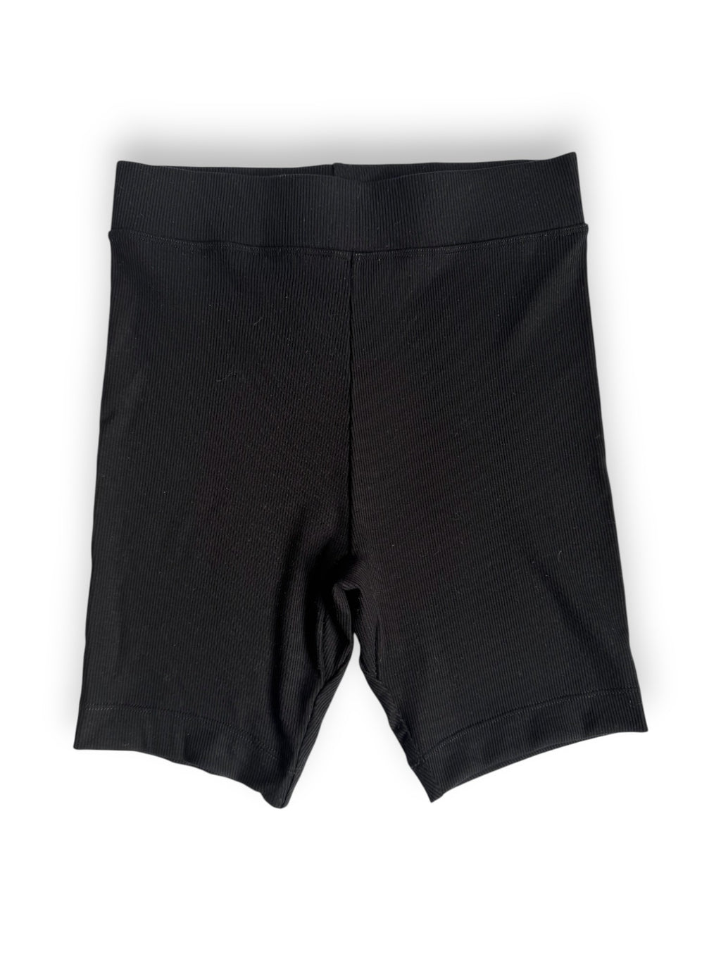 Active Shorts - Ribbed Black