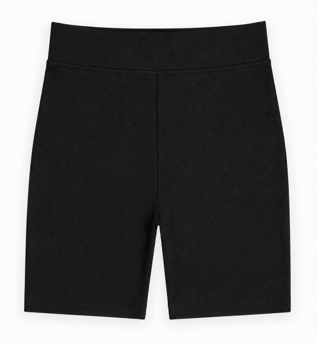 Active Shorts - Ribbed Black