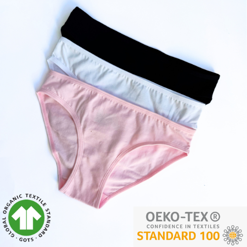 Organic Cotton Girls and Women's underwear