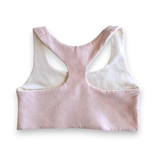 Reversible Racerback Seamless Bra - Pink/White