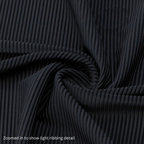 Active Shorts - Ribbed Black