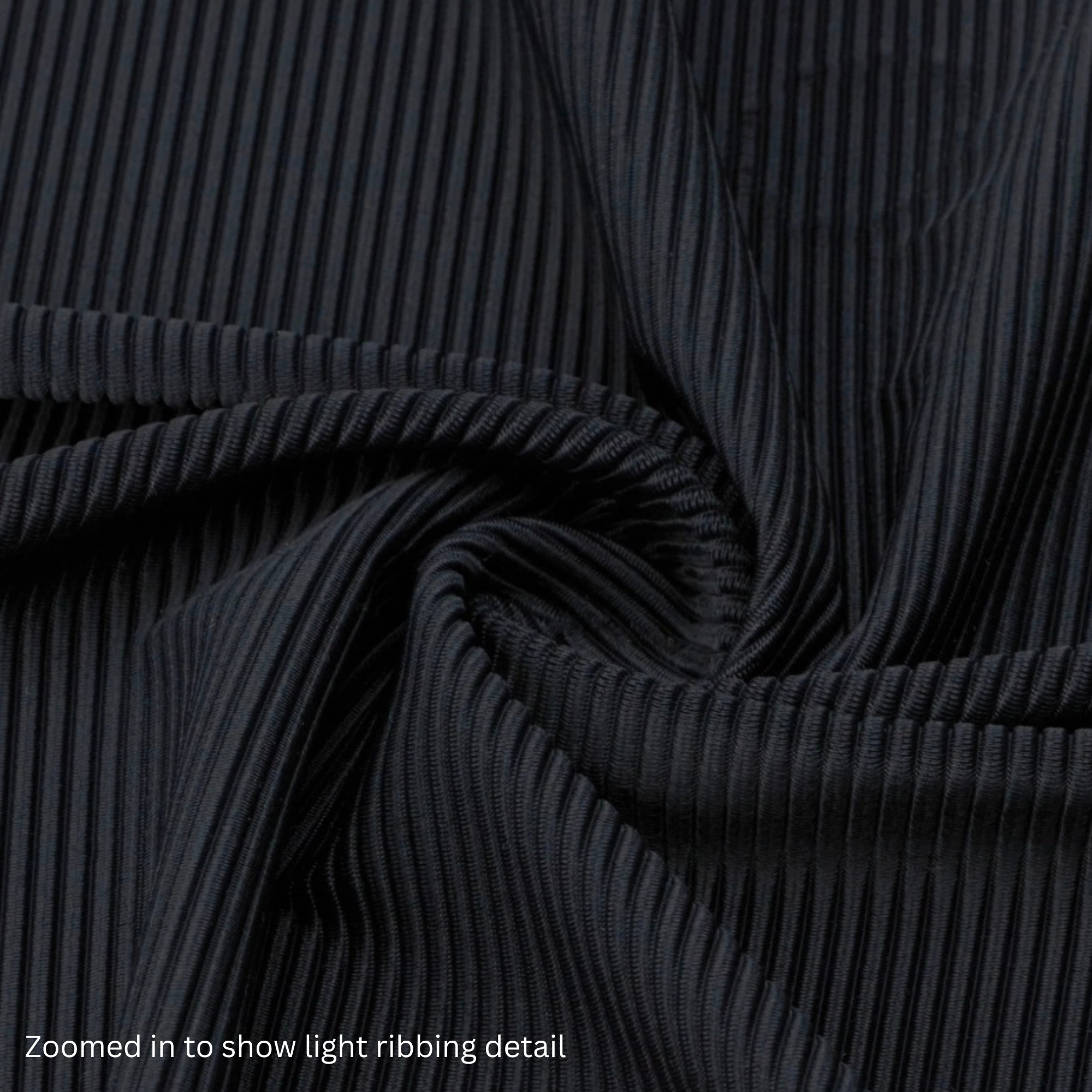 Active Shorts - Ribbed Black