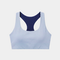 Seamless Racerback Crop For Girls Blue