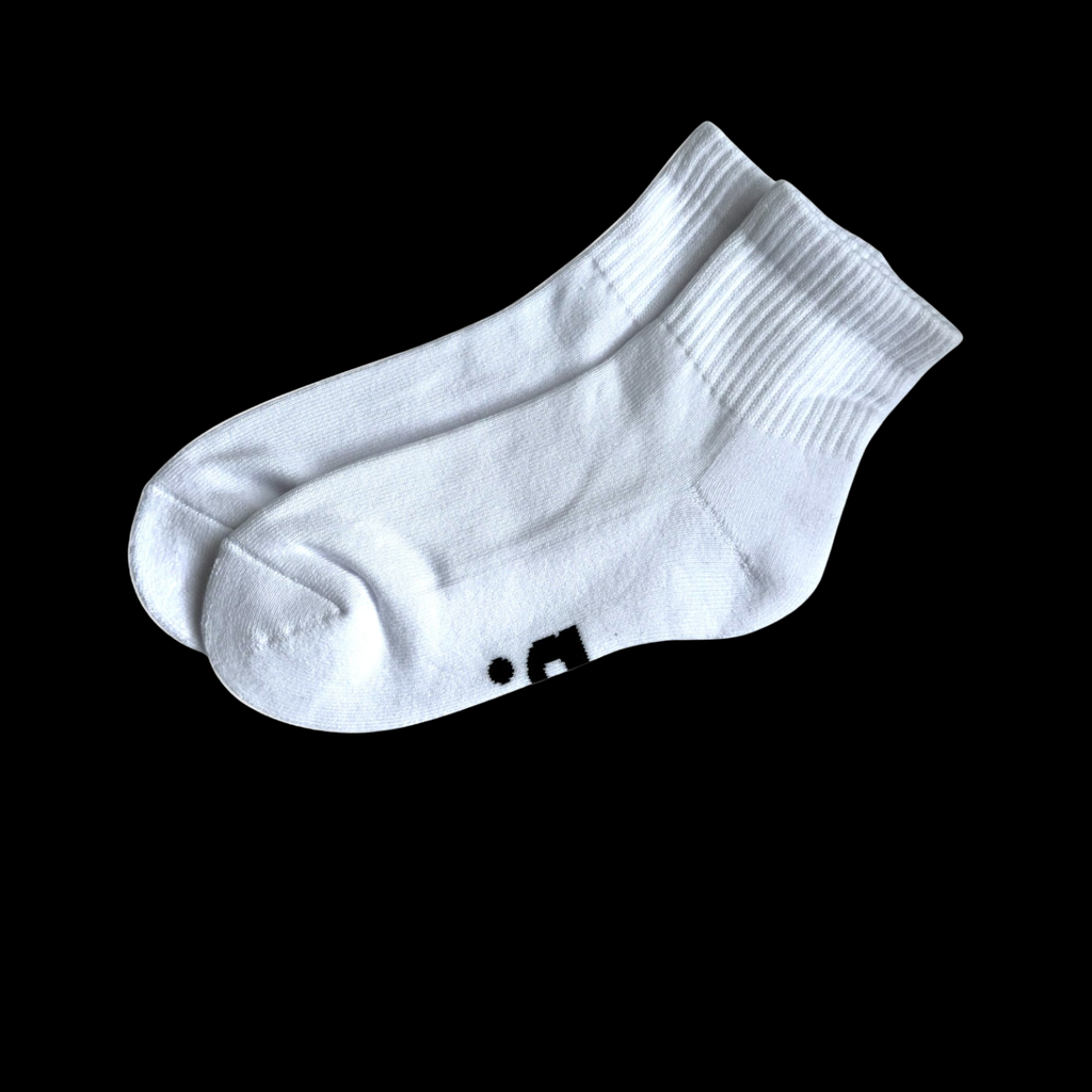 Extra Cushion Crew Socks (Without Polyester or Nylon) - 2 Pairs